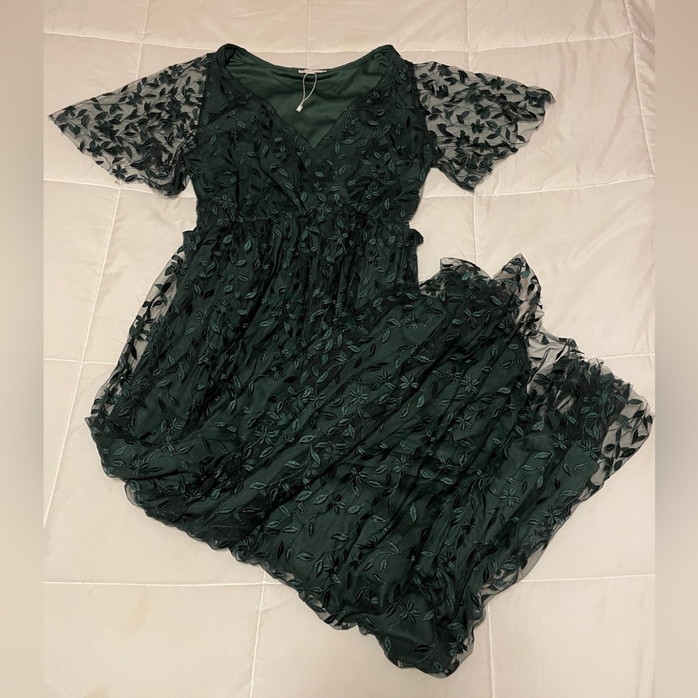 Baltic Born Marseille Embossed Maxi Dress